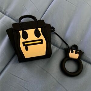 Purse Black and White AirPods Case
